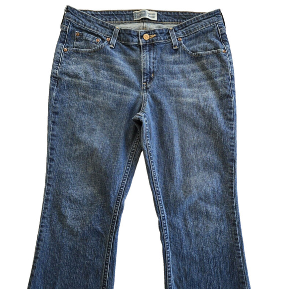 Levis Jeans Womens 12 Low Rise Bootcut Stretch Signature Denim Casual Boho Y2K - Picture 6 of 11
